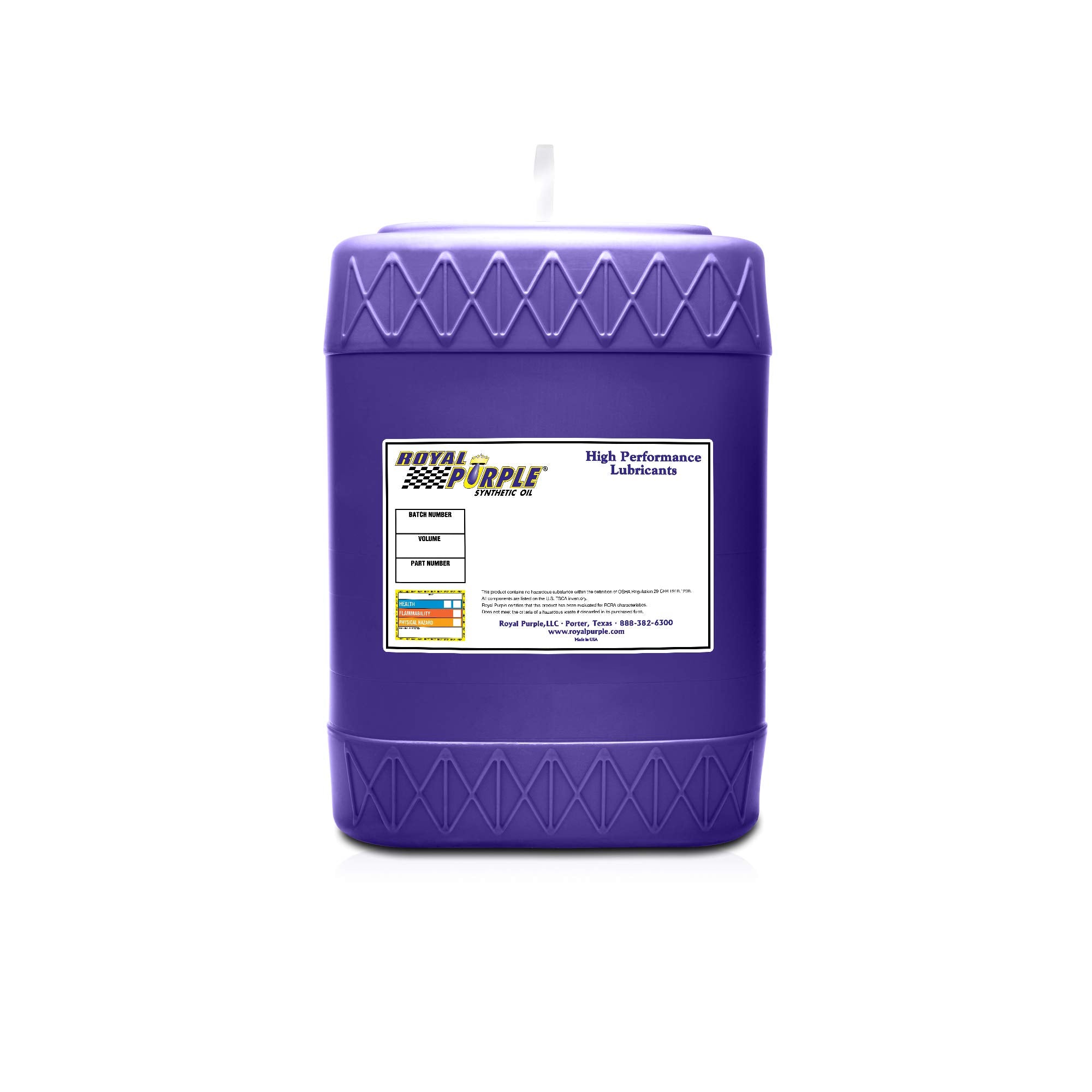 API-Licensed Royal Purple SAE 5W-40 High Performance Synthetic Motor Oil - 5 Gallon