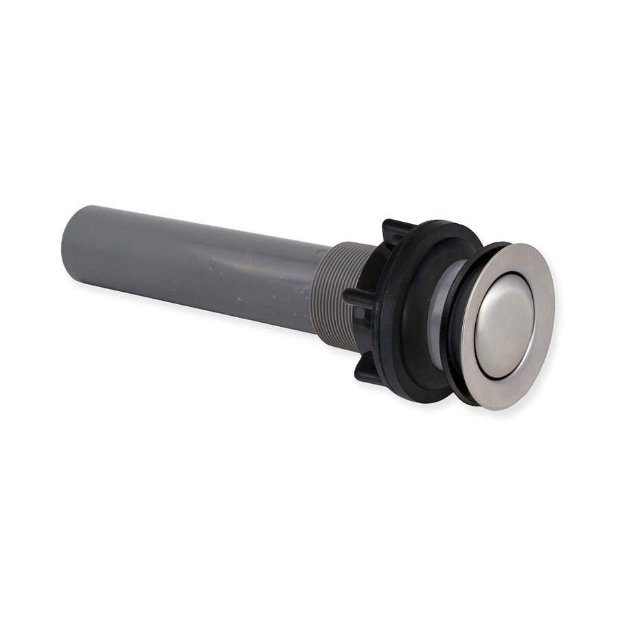 Dura Faucet Bathroom Sink Universal RV Pop-Up with No Overflow (Brushed Satin Nickel)