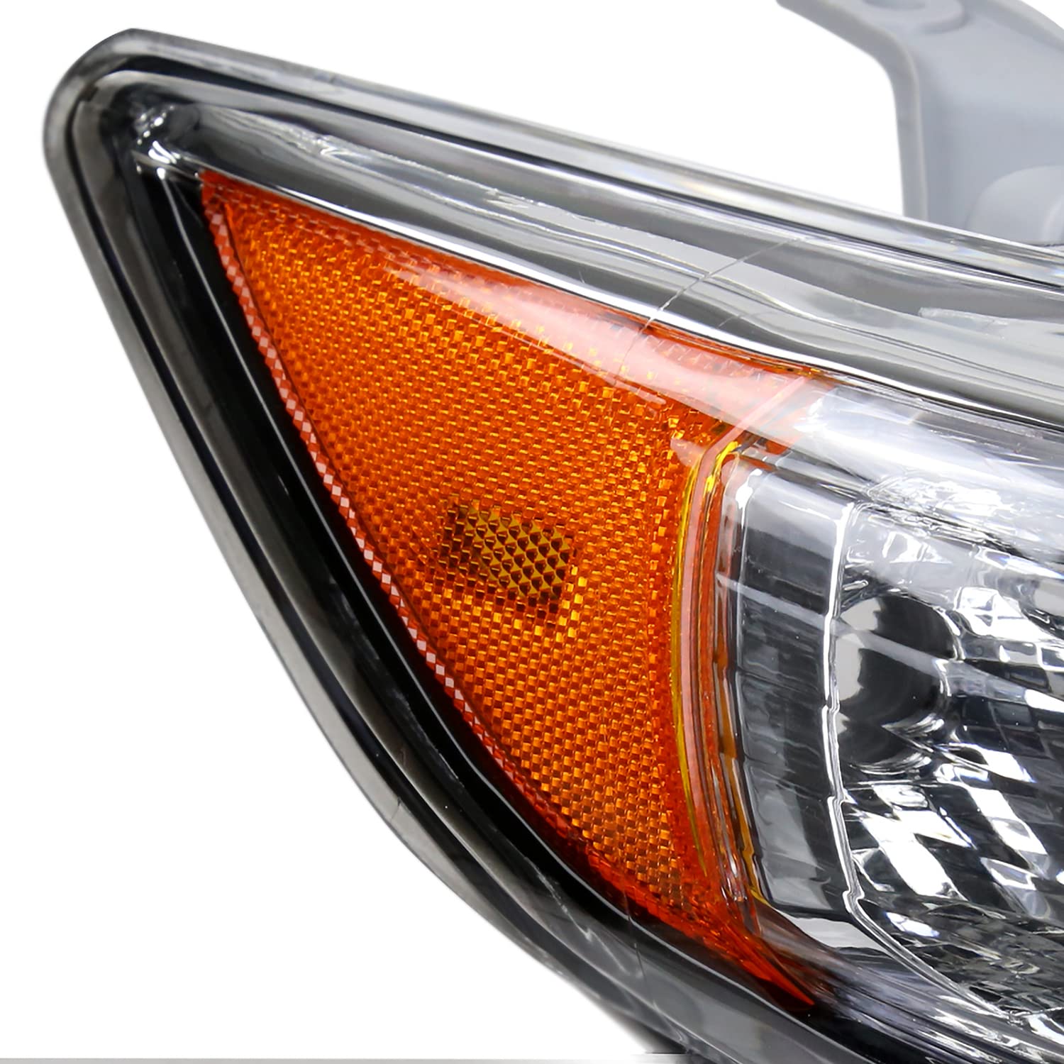 Right Passenger Side SPEC-D TUNING Glossy Black Projector Headlight Compatible with 2012-2014 Toyota Camry