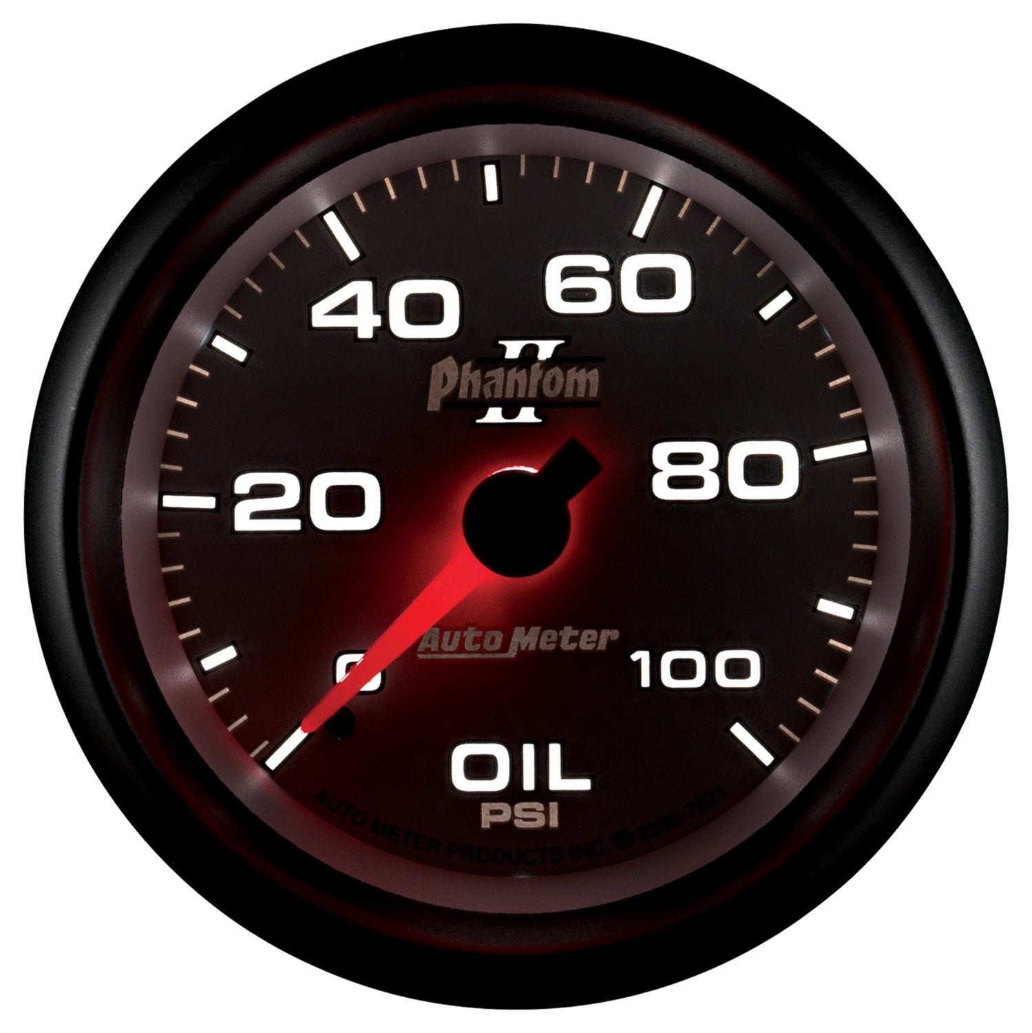 Auto Meter Phantom II 7821 Mechanical Oil Pressure Gauge