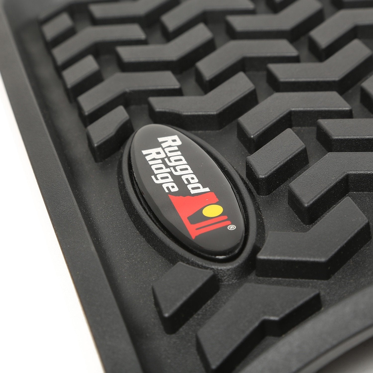 Rugged Ridge Rear Floor Liners for Canyon/Colorado | All-Terrain, Black | 82951.15 | Fits 2015-2018 Chevrolet Colorado & GMC Canyon Crew Cab