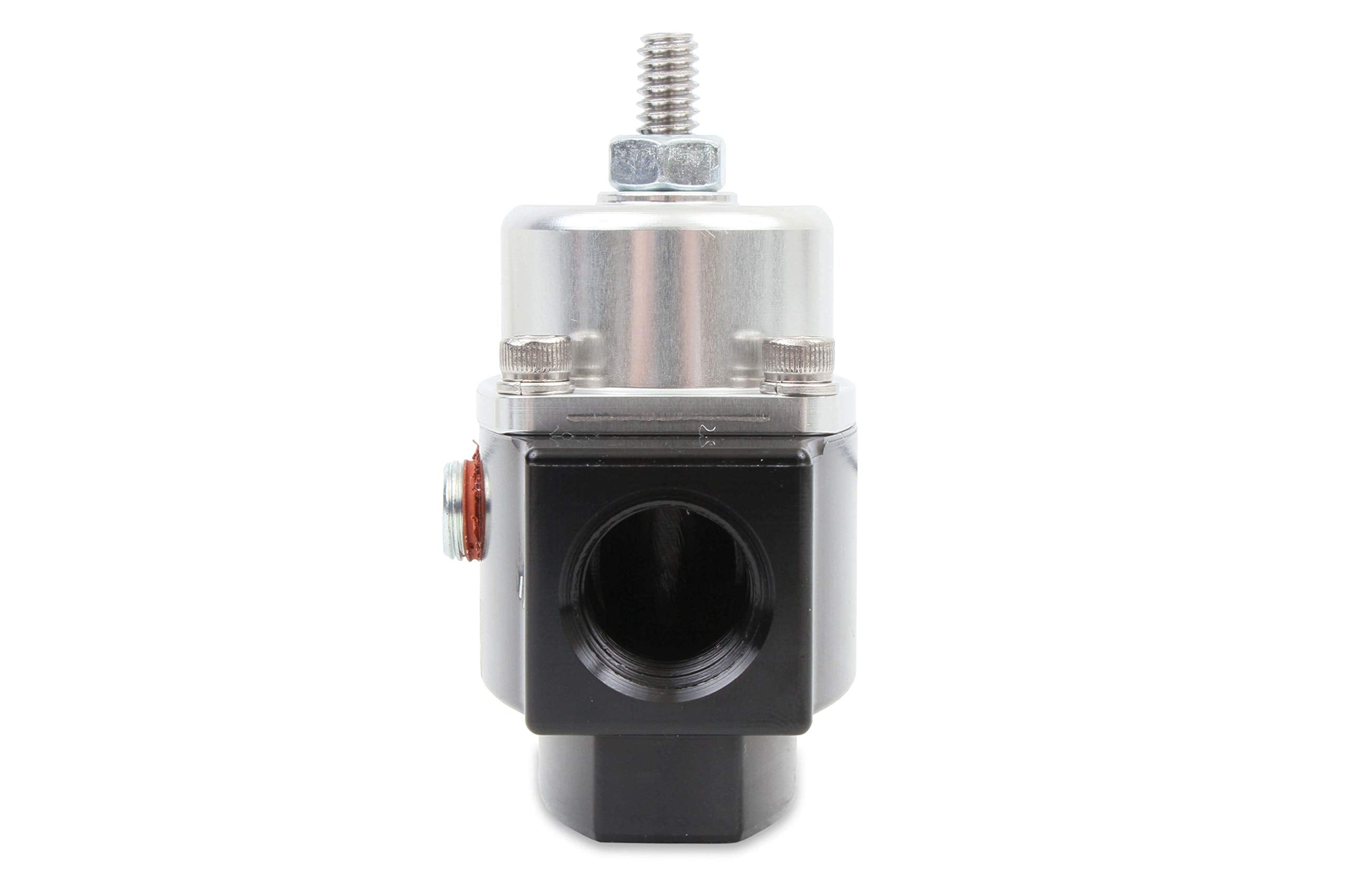 12-841 Holley 4.5-9 PSI Adjustable Bypass Billet Fuel Pressure Regulator with 3/8" NTP Ports