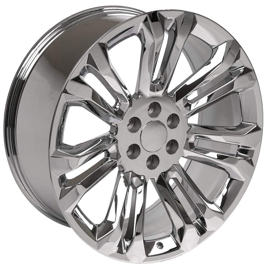 24" Replica Wheel Cv43 OE Wheels Fits Chevrolet Silverado 24X10 Chrome Wheel