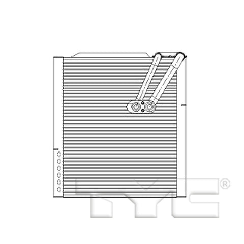 Replacement TYC 97186 Evaporator