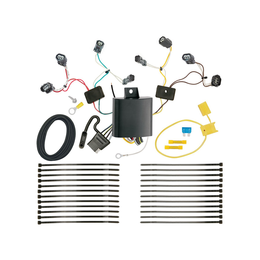 T-One® Tekonsha Harness, 4-Way Flat, Compatible with Select Honda Fit