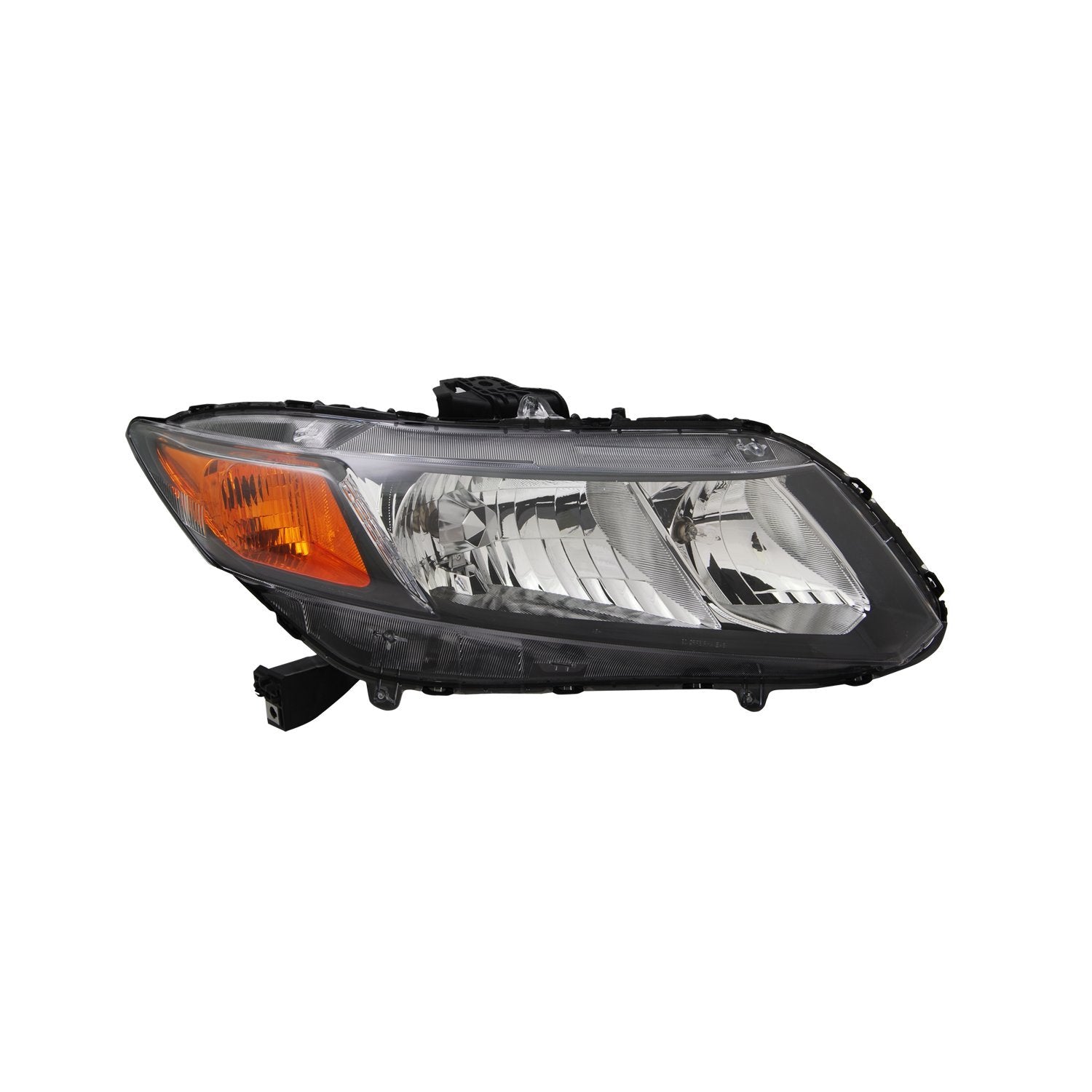 Right TYC Headlight Assembly Compatible with 2012-2012 Honda Civic
