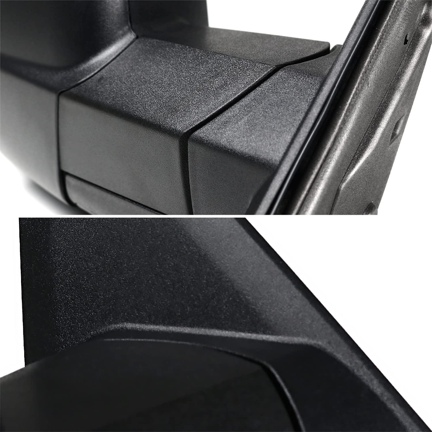 Passenger Side View Mirror Spec-D Tuning Manual Fold Compatible with 2009-2018 Dodge Ram 1500, 2019-2021 Classic