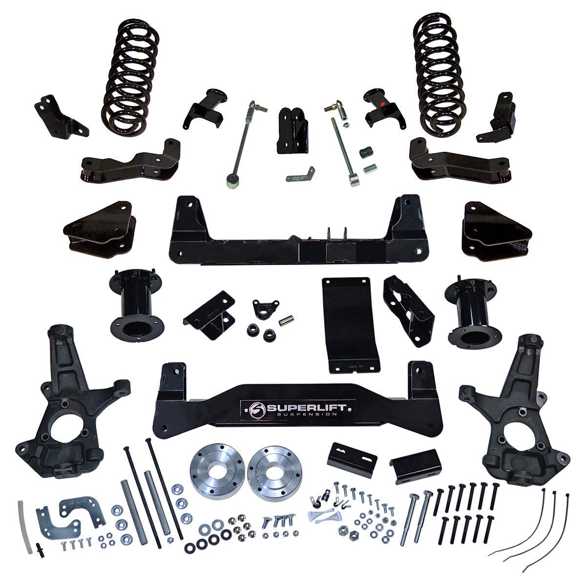 SUPERLIFT SUSPENSION RealTruck | 3512 | Front Component Box | One Box of Multi Box Kit | Fits 2014-2018 GM 1500 2WD & 4WD w/ OE Aluminum or Stamped Steel Control Arms