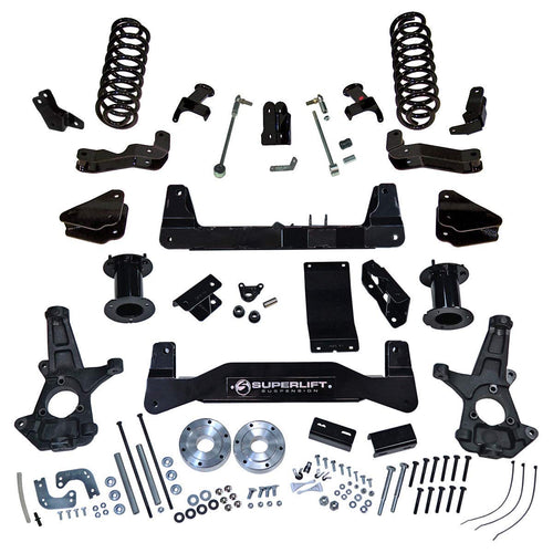 SUPERLIFT SUSPENSION RealTruck | 3512 | Front Component Box | One Box of Multi Box Kit | Fits 2014-2018 GM 1500 2WD & 4WD w/ OE Aluminum or Stamped Steel Control Arms