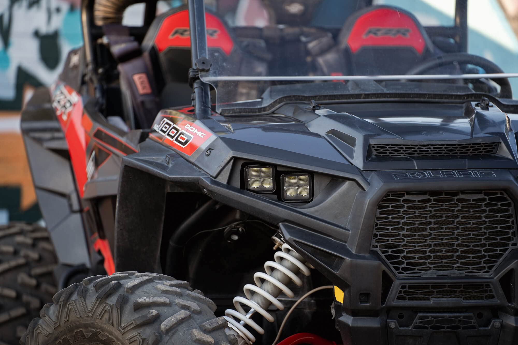 LED Cube Light | DV8 Offroad | 3" Cube Light | 4,800 Lumen from OSRAM LED's | Bezel-Less Housing w/Heat Fins | IP 68 Rated UV Resistant Lens | Flood Pattern | Elite Series BE3EW40W