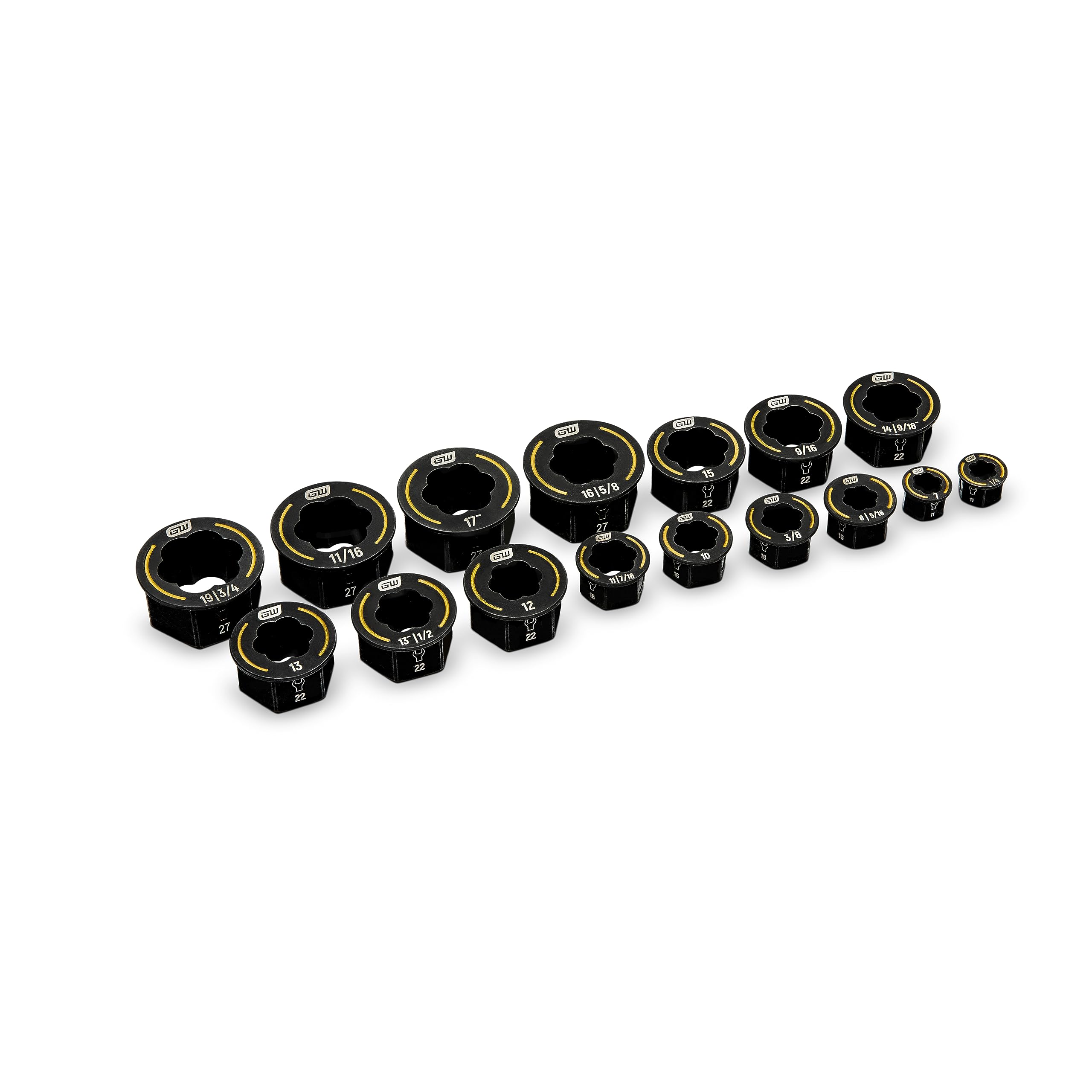 16 Piece GEARWRENCH Bolt Biter SAE/Metric Wrench Insert Set - 86192