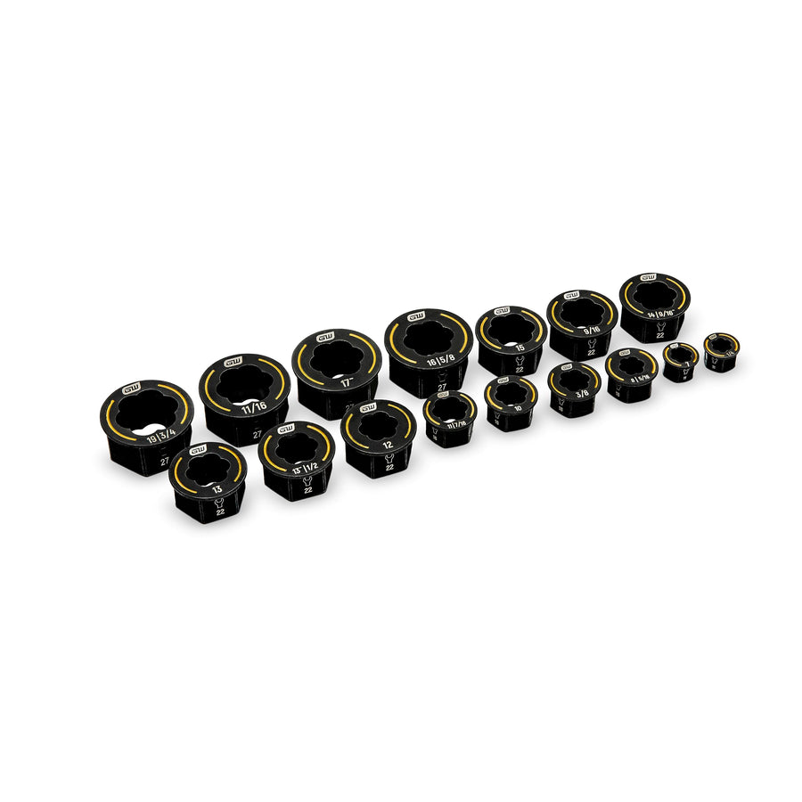 16 Piece GEARWRENCH Bolt Biter SAE/Metric Wrench Insert Set - 86192