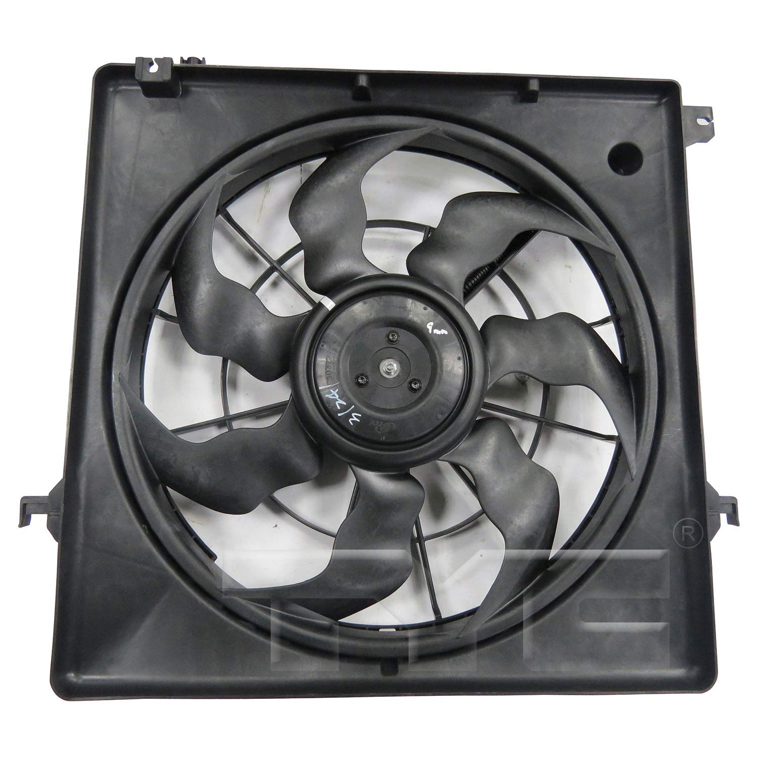 Replacement TYC 623880 Cooling Fan Assembly for Hyundai SANTA FE, 1 Pack