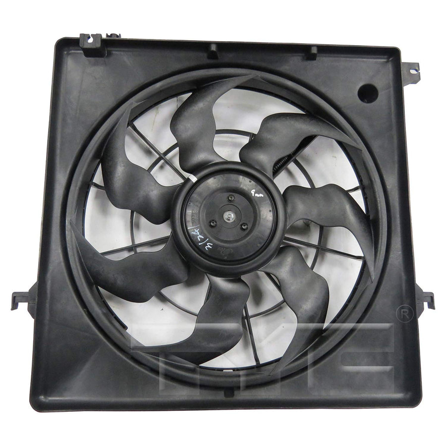Replacement TYC 623880 Cooling Fan Assembly for Hyundai SANTA FE, 1 Pack