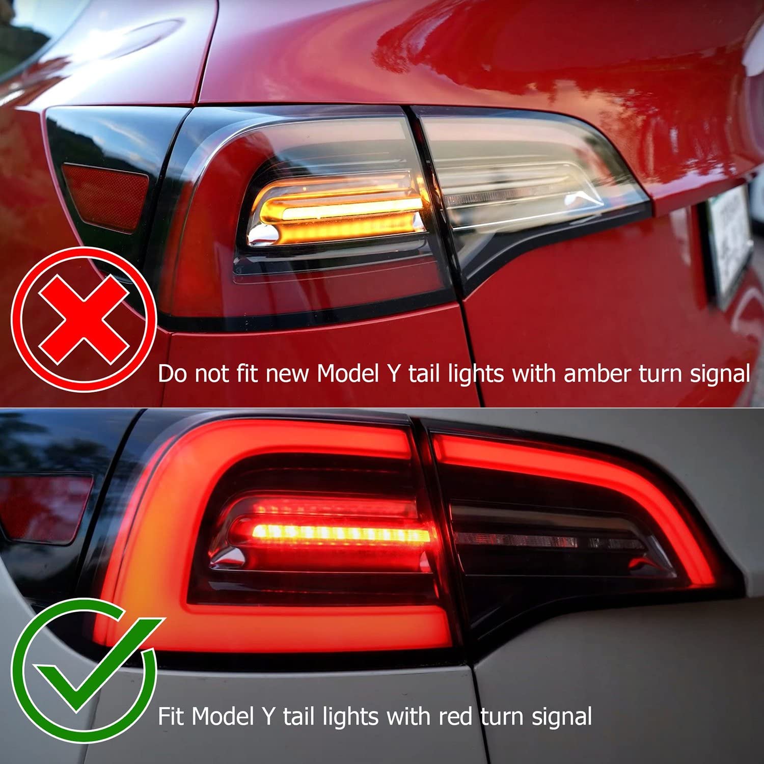 17-22 Tesla Model 3 AlphaRex PRO-Series LED Tail Lights Red Smoke w/Seq Sig