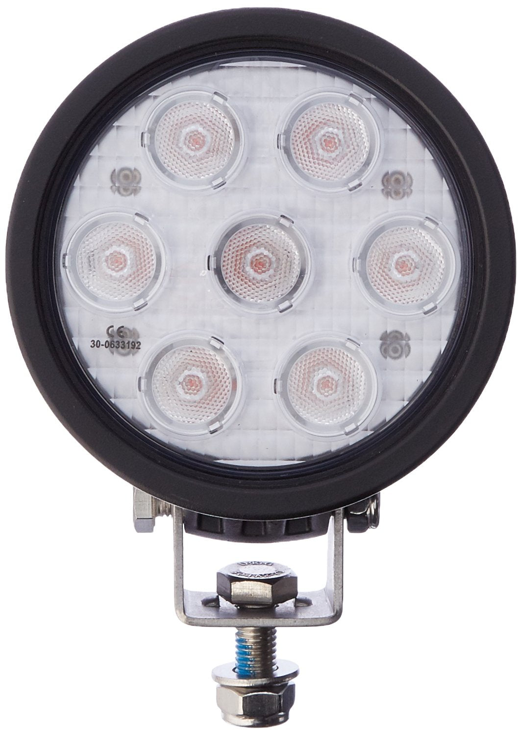 9121451 Vision X Lighting Amber/Black 4" Round 3W Wide LED Flood Light