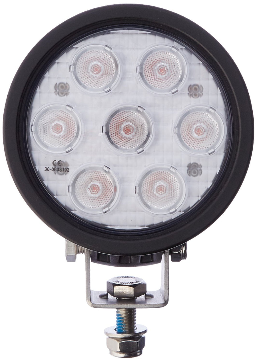 9121451 Vision X Lighting Amber/Black 4" Round 3W Wide LED Flood Light