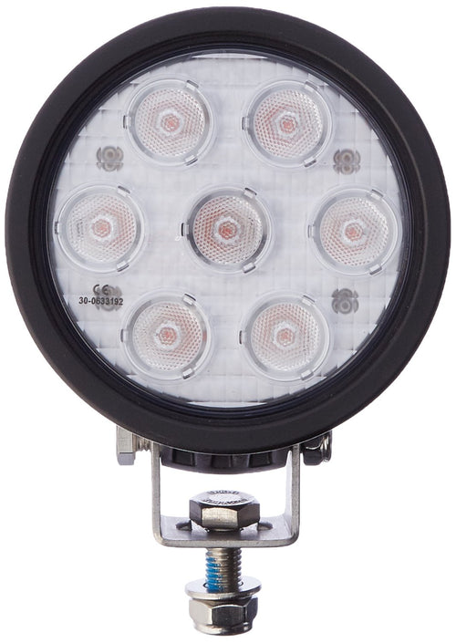 9121451 Vision X Lighting Amber/Black 4" Round 3W Wide LED Flood Light