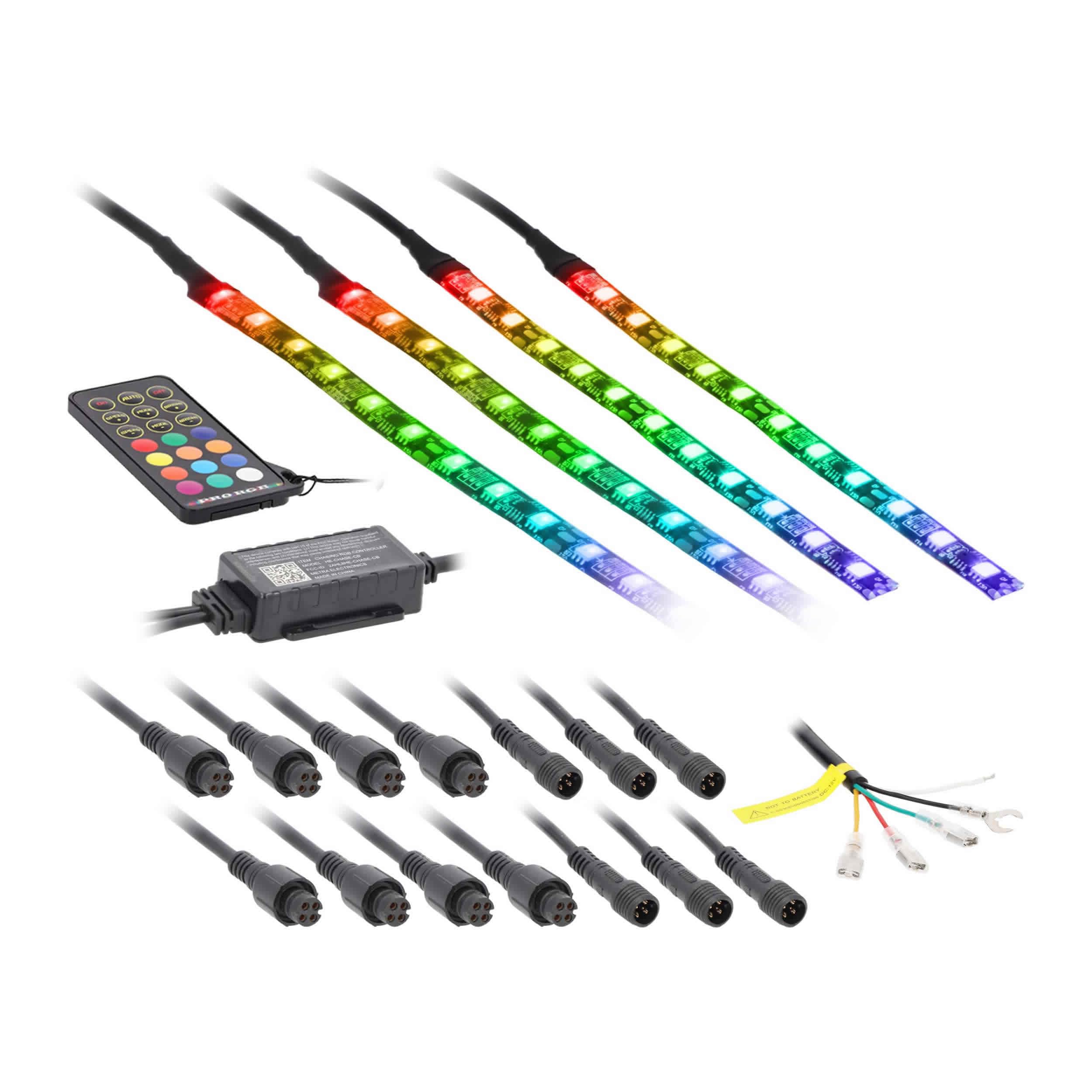 4-Piece Metra Chasing LED Golf Cart Canopy Kit (MTRMPS-CHASE-CPY)