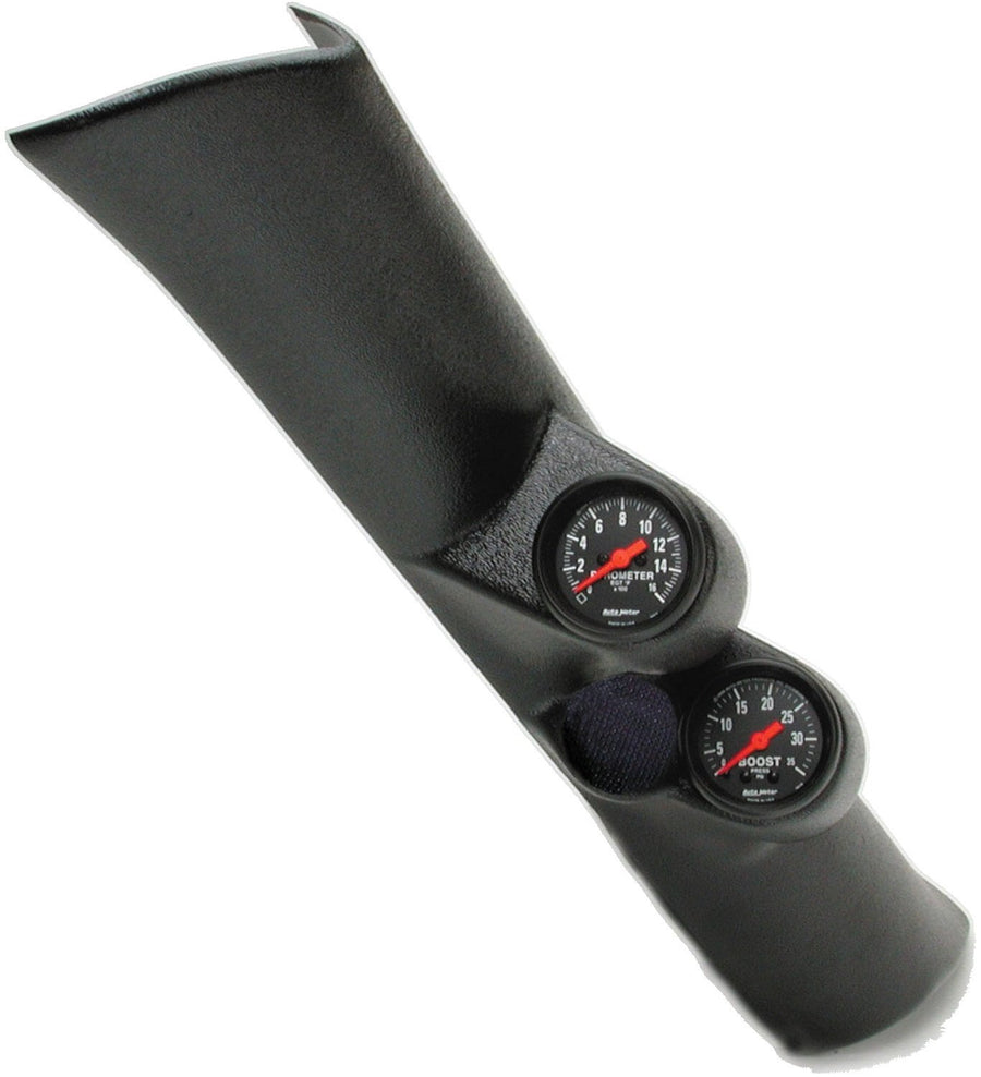 Dual Auto Meter A-Pillar Gauge Kit 7091