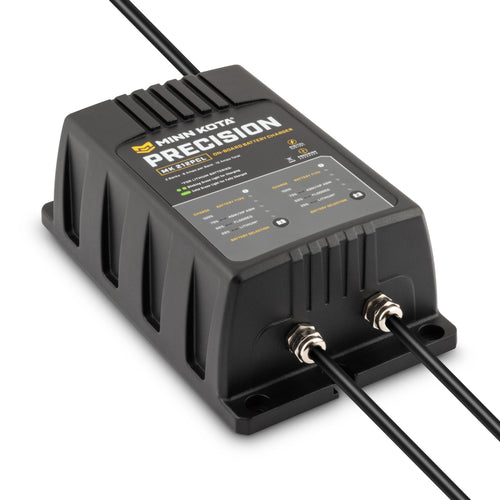 Minn Kota MK-212PCL Precision On-Board Marine Battery Charger – 2 Banks, 6 Amps Each