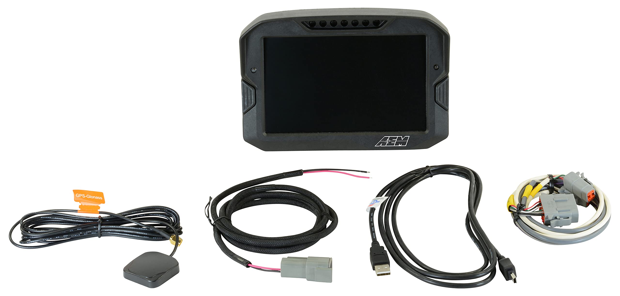 CD-7G AEM Carbon Non-Logging Display Kit; w/Internal GPS