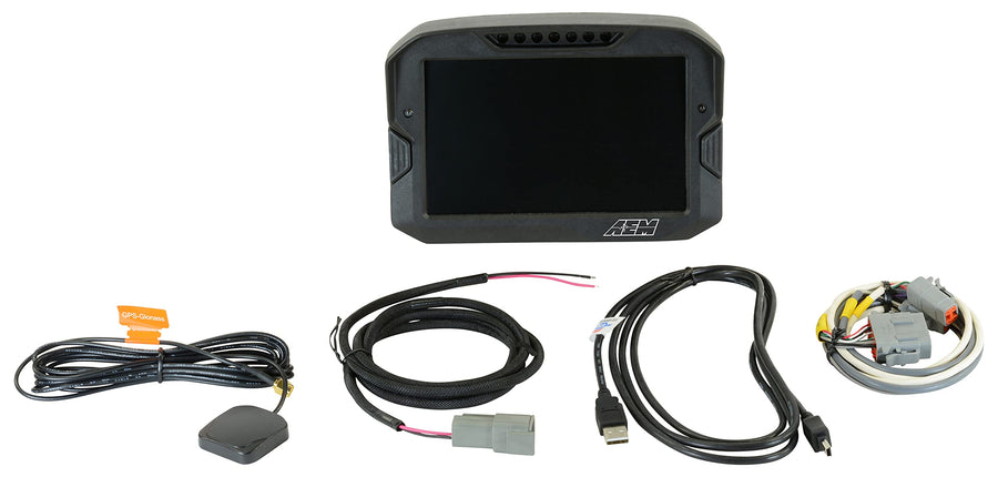 CD-7G AEM Carbon Non-Logging Display Kit; w/Internal GPS