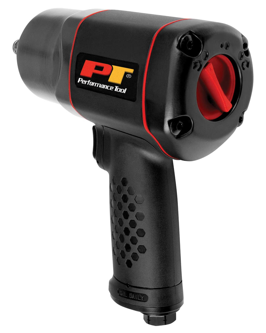 M631 Performance Tool 1/2-Inch Composite Impact Wrench - Powerful and Lightweight Air Tool for Professional Mechanics and DIY Enthusiasts