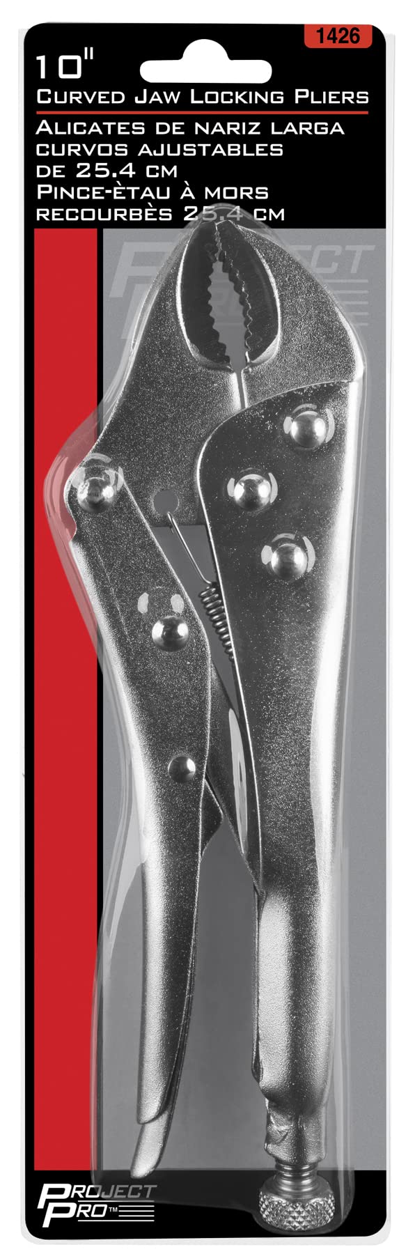 Curved Jaw Locking Pliers Performance Tool 1426 with Comfort Grip Handles for Durability Heat Treated Alloy Steel
