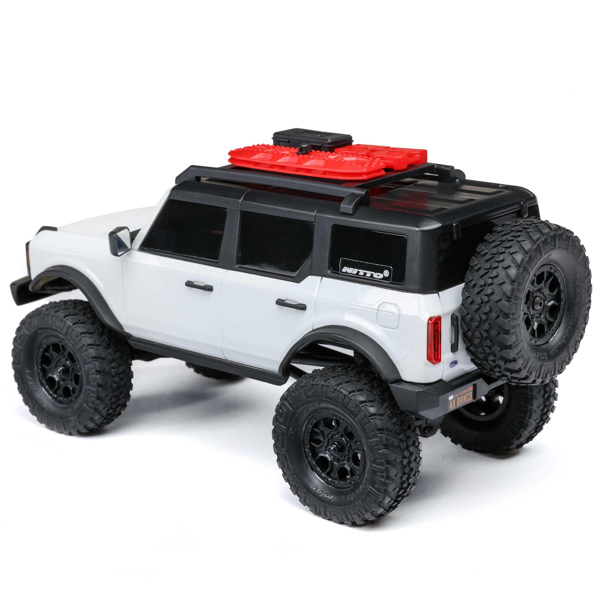 Axial 1/24 RC Truck SCX24 Ford Bronco 4X4 RTR Brushed Rock Crawler (Battery & Charger Included), White, AXI00006V2T4