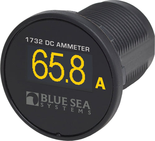 Blue Sea Systems Mini OLED Ammeter 1732, Yellow