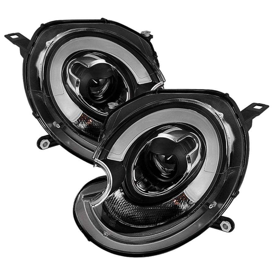 Mini Cooper Spyder Auto PRO-YD-MC07-HID-DRL-BK Halo Projector Headlight