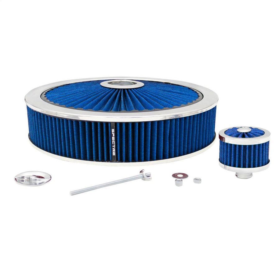 14" X 3" Spectre Performance Extraflow Air Filter Value Pak 847621 Blue