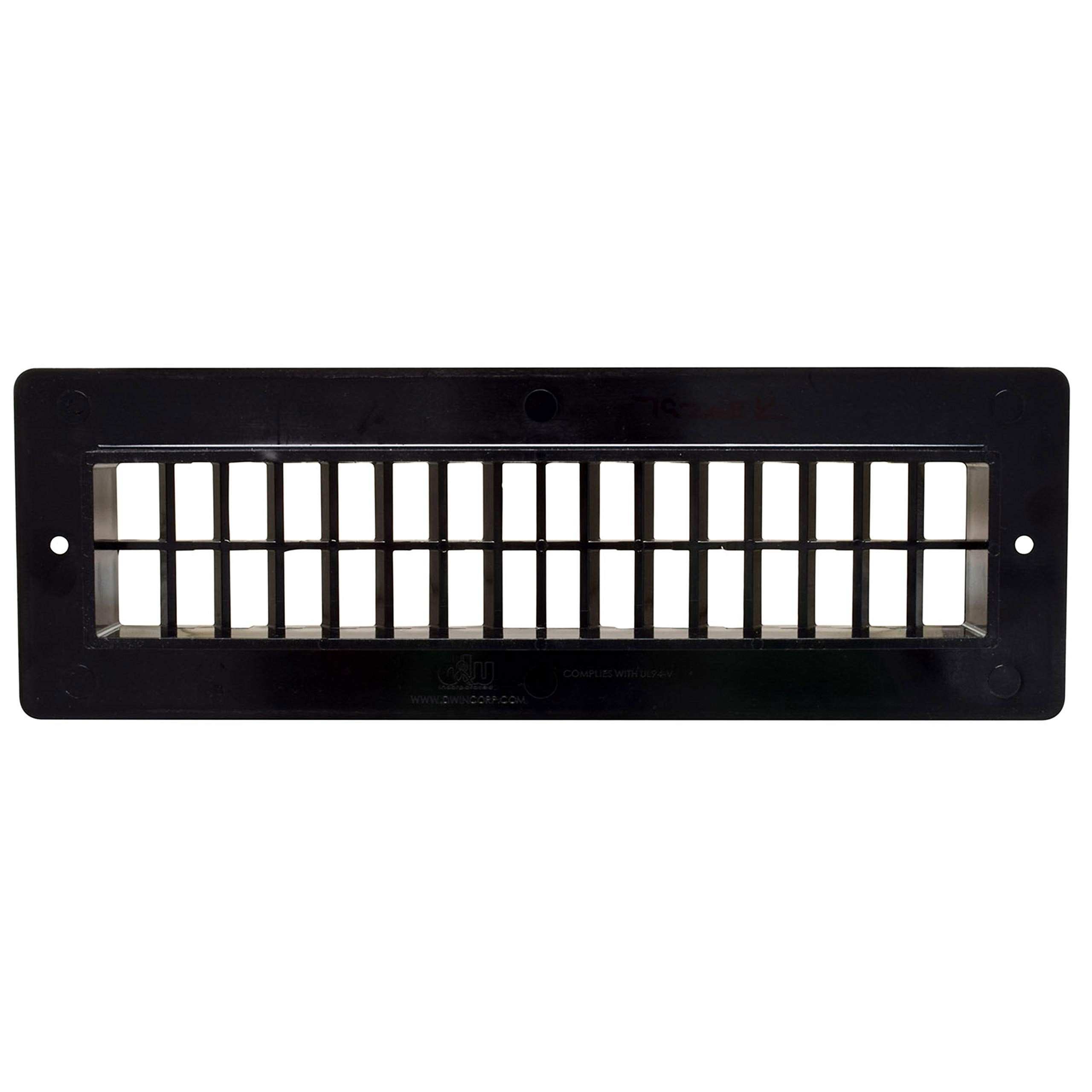 Black VALTERRA A10-3366VP Heat and A/C Floor Register (2-1/4" x 10")