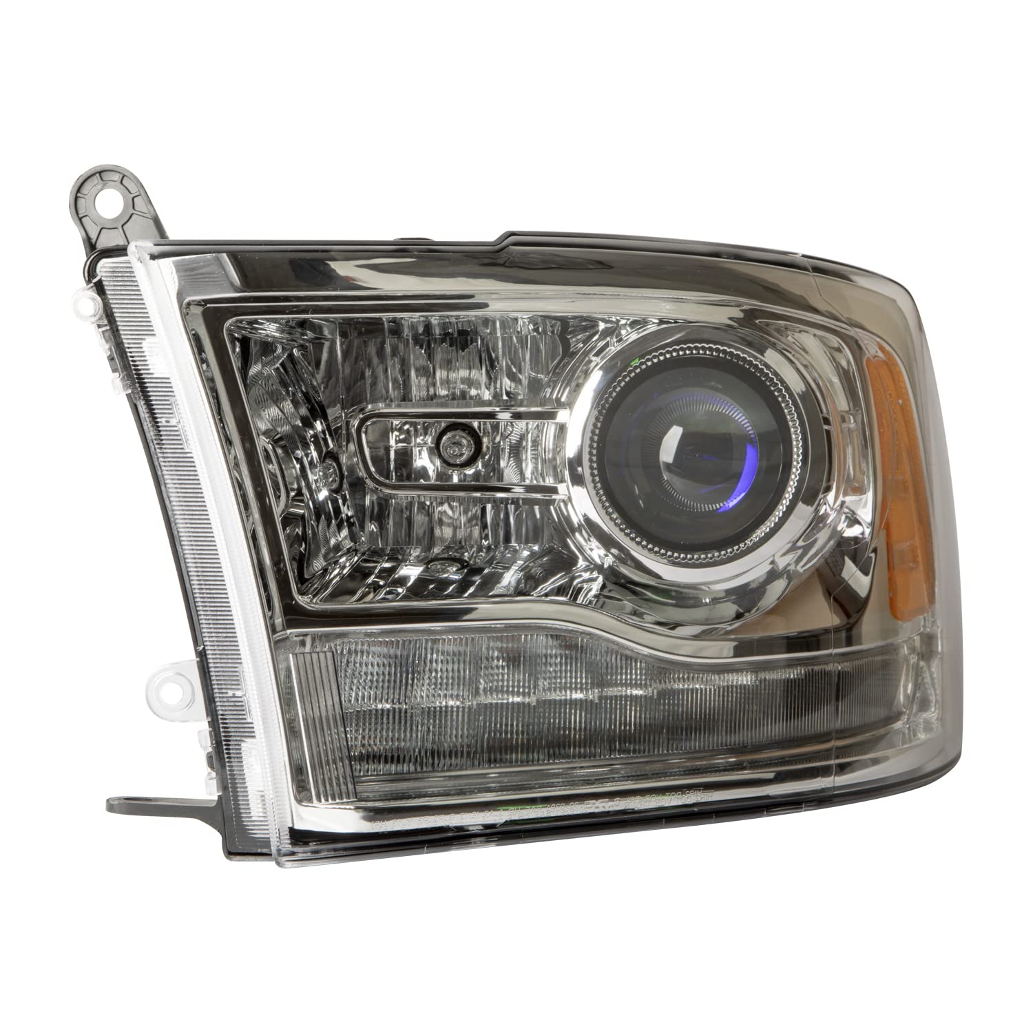 Left TYC Headlight Assembly Compatible with 2013-2015 Dodge Ram 1500 Pickup