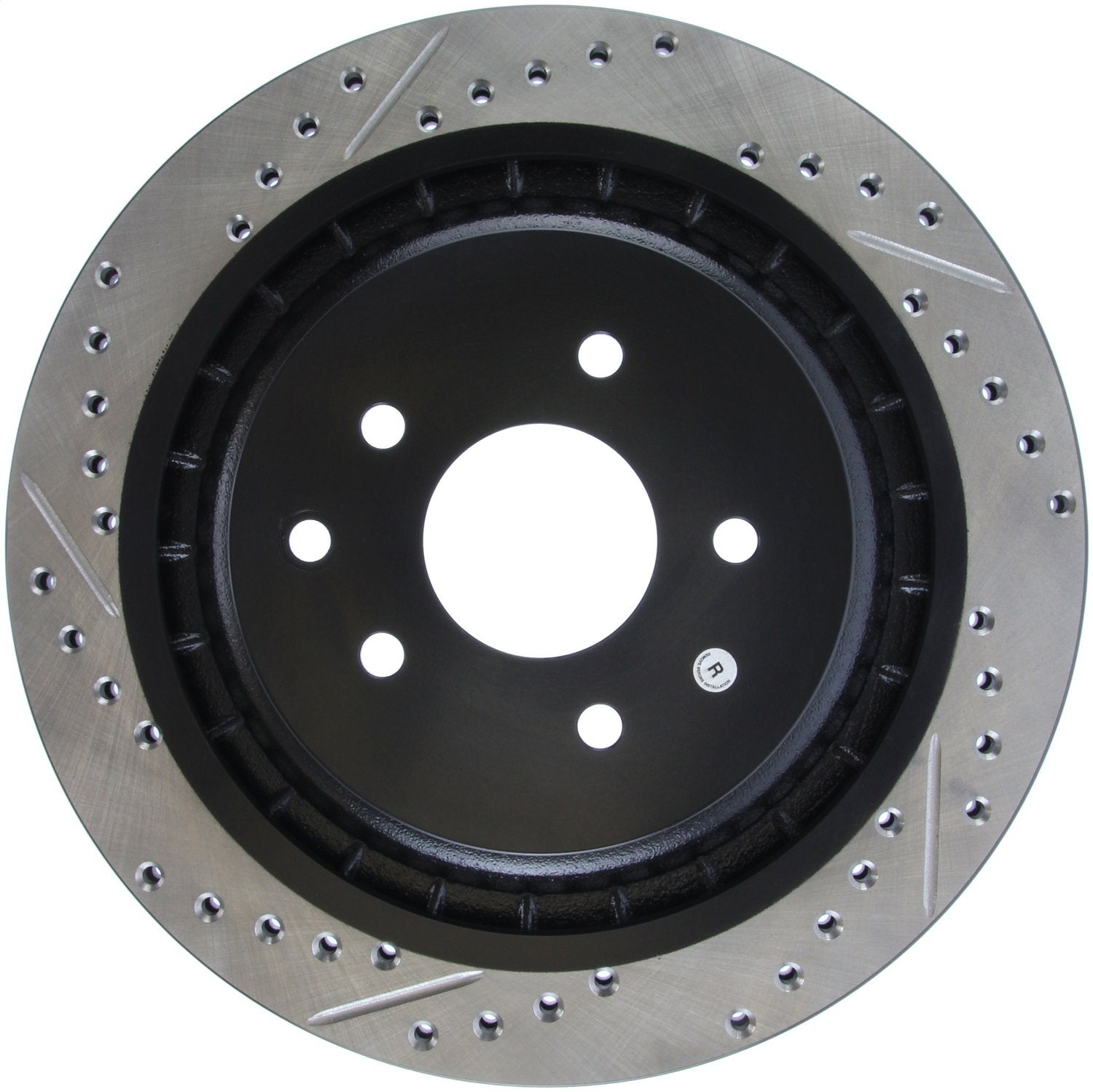 Sport Drilled/Slotted Brake Rotor StopTech 127.42101R (Rear Right), 1 Pack