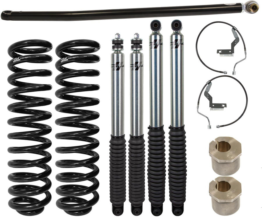 Carli Leveling System Starter, Base, 2.5” Lift, 2008-10 Ford F250/F350, Diesel