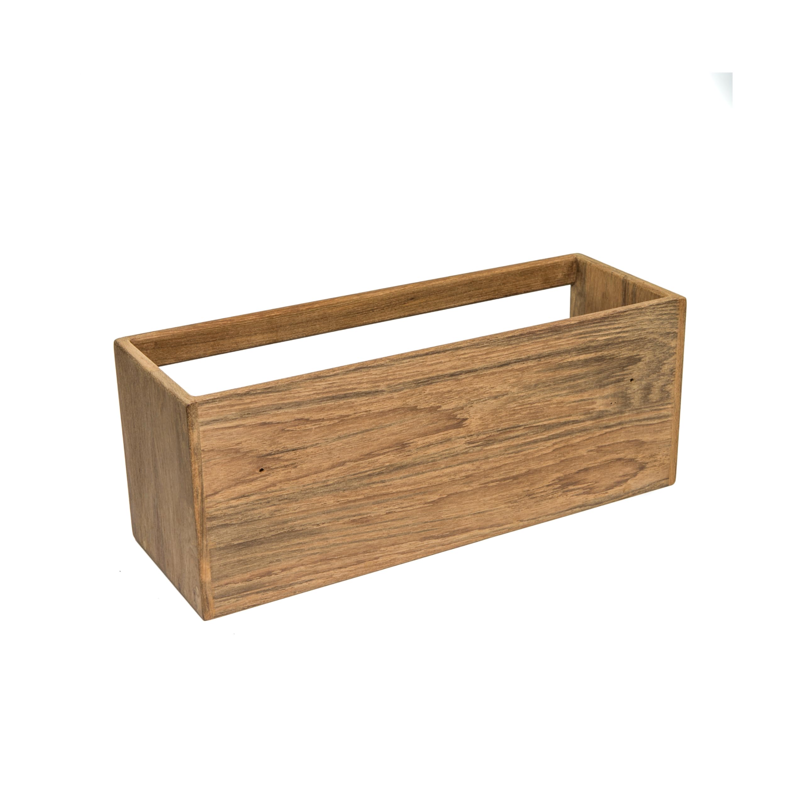 VHS Cassette/Paperback Book Rack Whitecap Teak