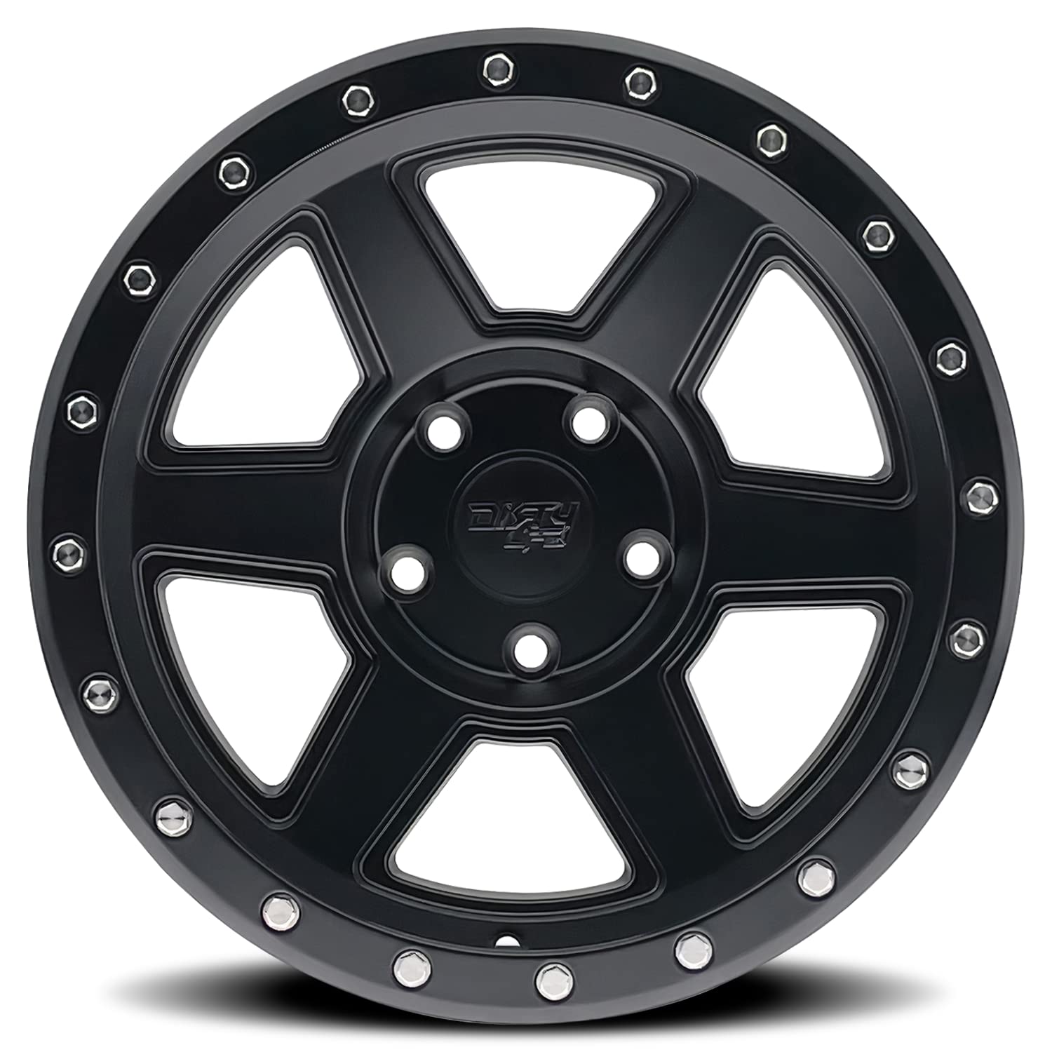 Compound DIRTY LIFE 9315 Matte Black 18X9 6-135 -12MM 87.1MM