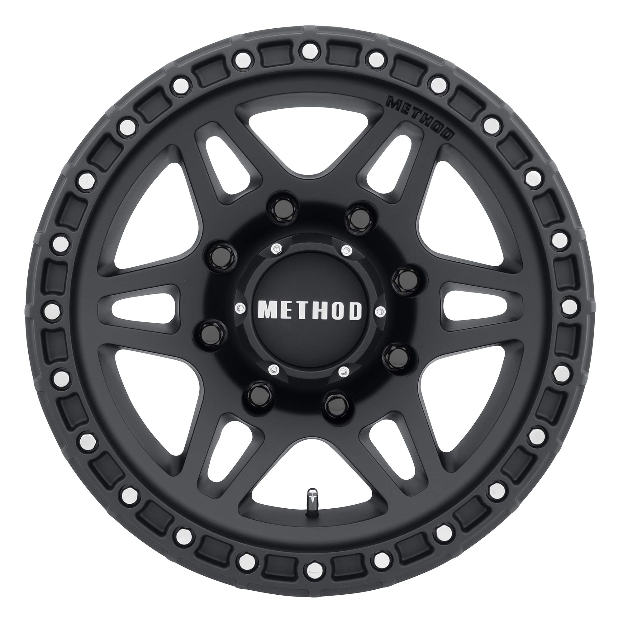 18x9" Method Race Wheels Matte Black 8x6.5", 18mm offset 5.75" Backspace, MR31289080518