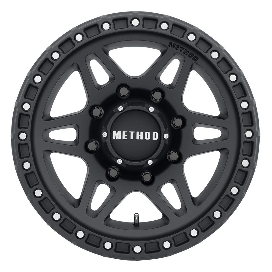 18x9" Method Race Wheels Matte Black 8x6.5", 18mm offset 5.75" Backspace, MR31289080518