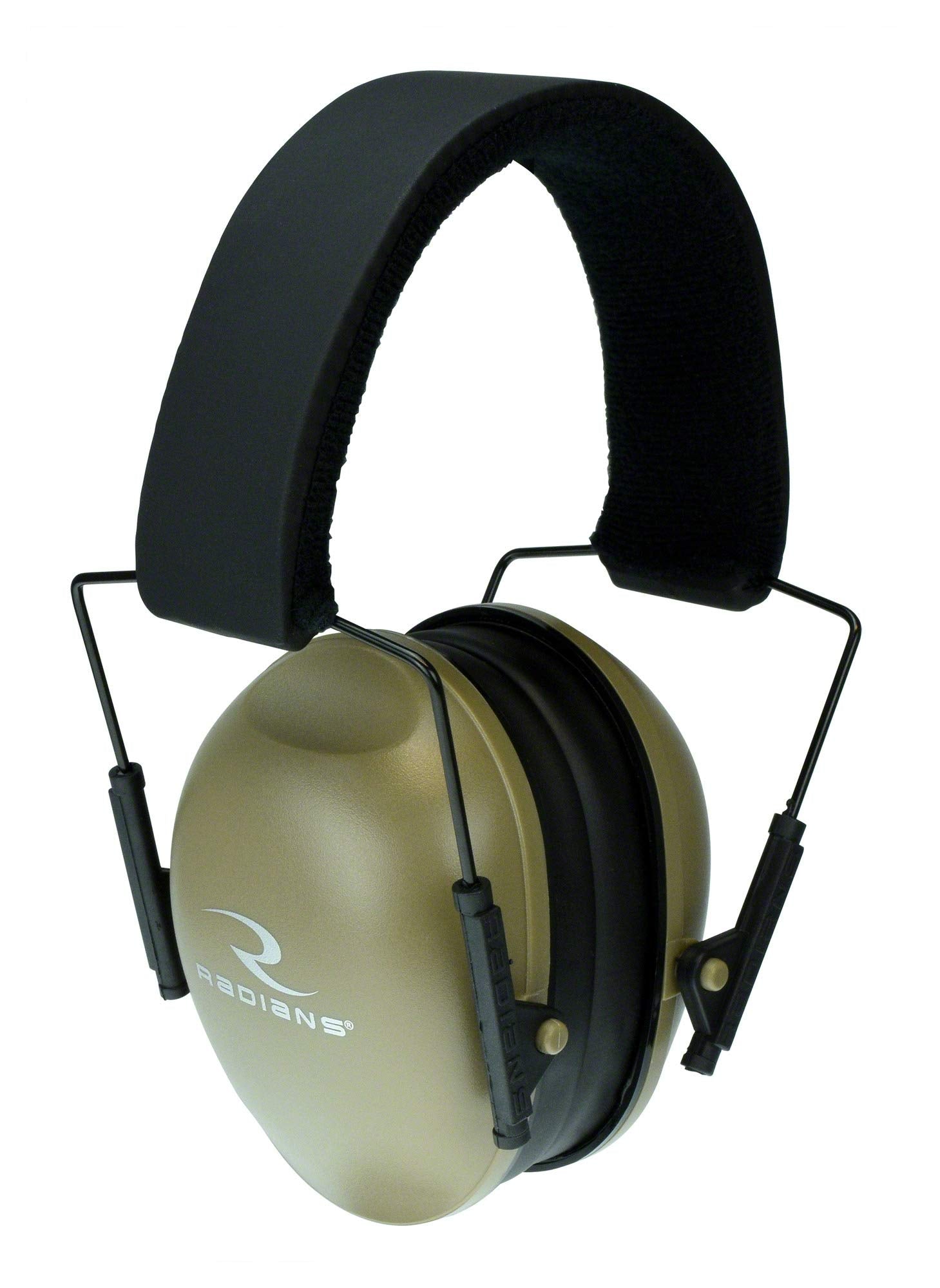 Radians Low Profile LS0840CS Ear Muff with Revised Ergonomic Ear Cups Tan