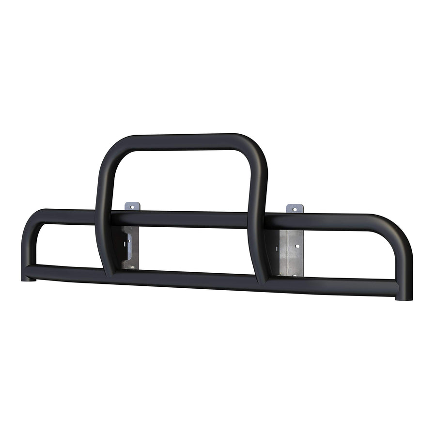 Tuff Guard II Retrac Black Stainless Steel Semi Truck Bumper Guard, Select Peterbilt 378, 379
