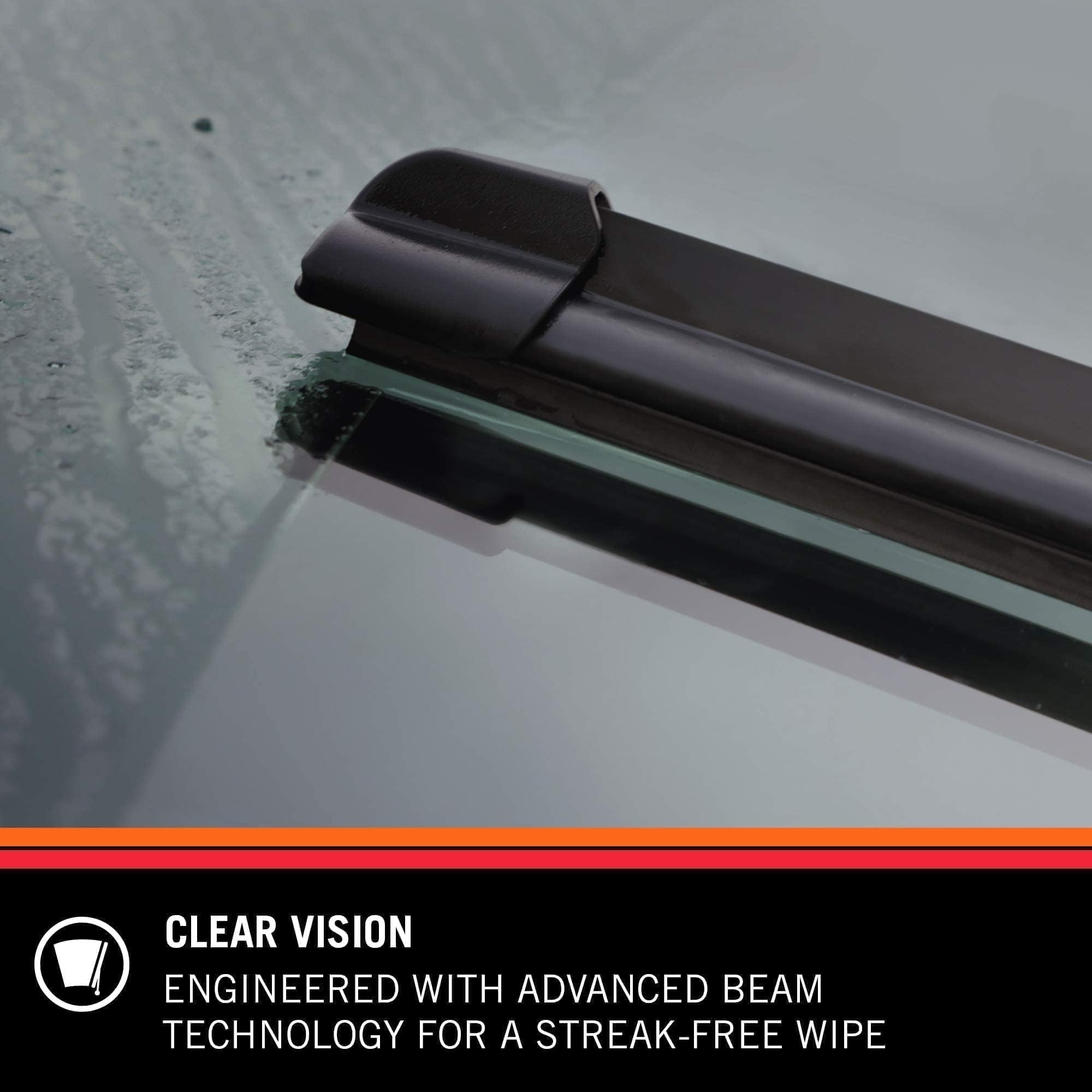 Wiper Blades K&N EDGE: All Weather Performance, Superior Windshield Contact, Streak-Free Wipe Technology: 22" + 20" (Pack of 2)