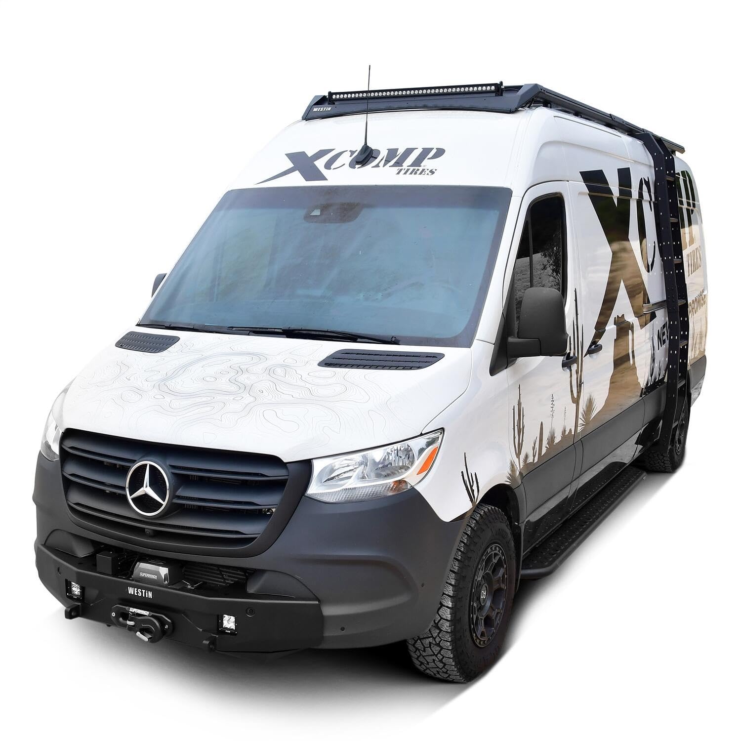 Mesa Side Ladder Westin fits 2019-2023 Sprinter High Roof