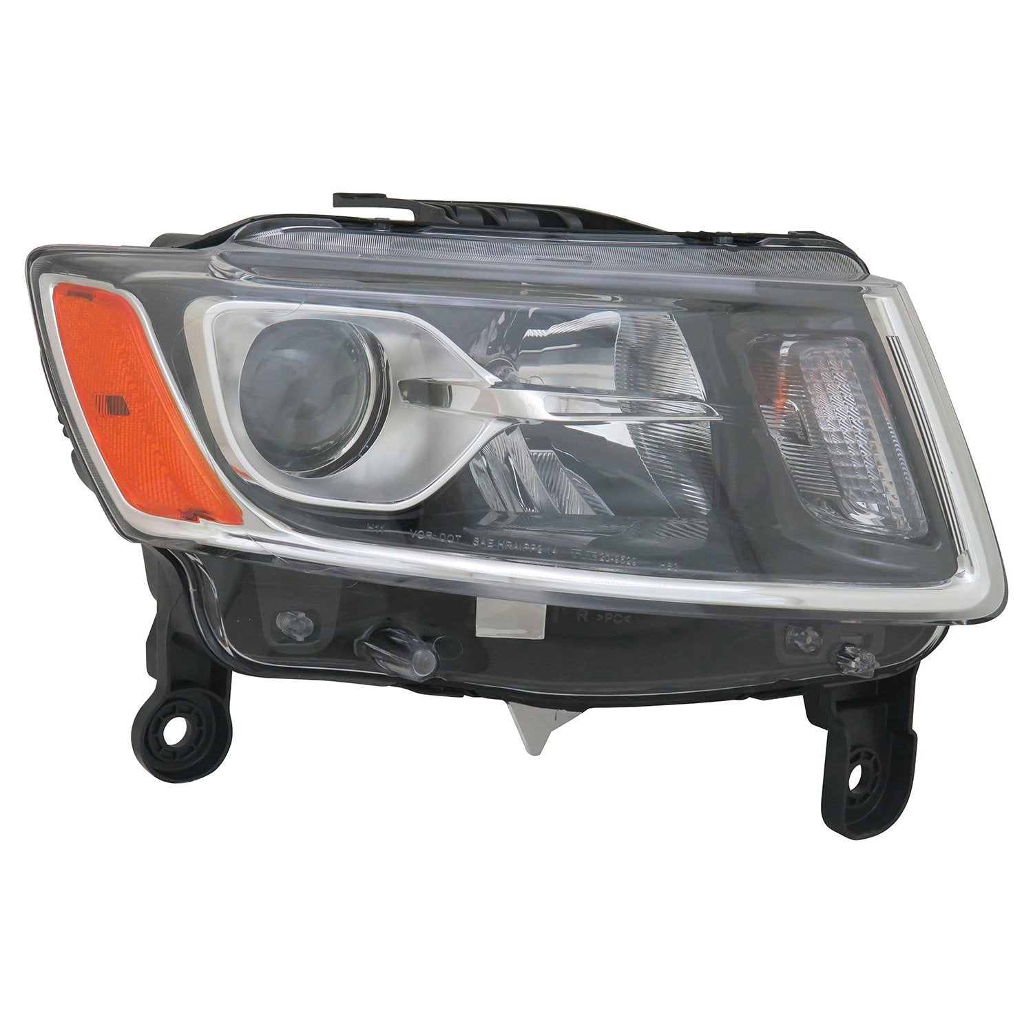 Right TYC Headlight Assembly Compatible with 2014-2016 Jeep Grand Cherokee