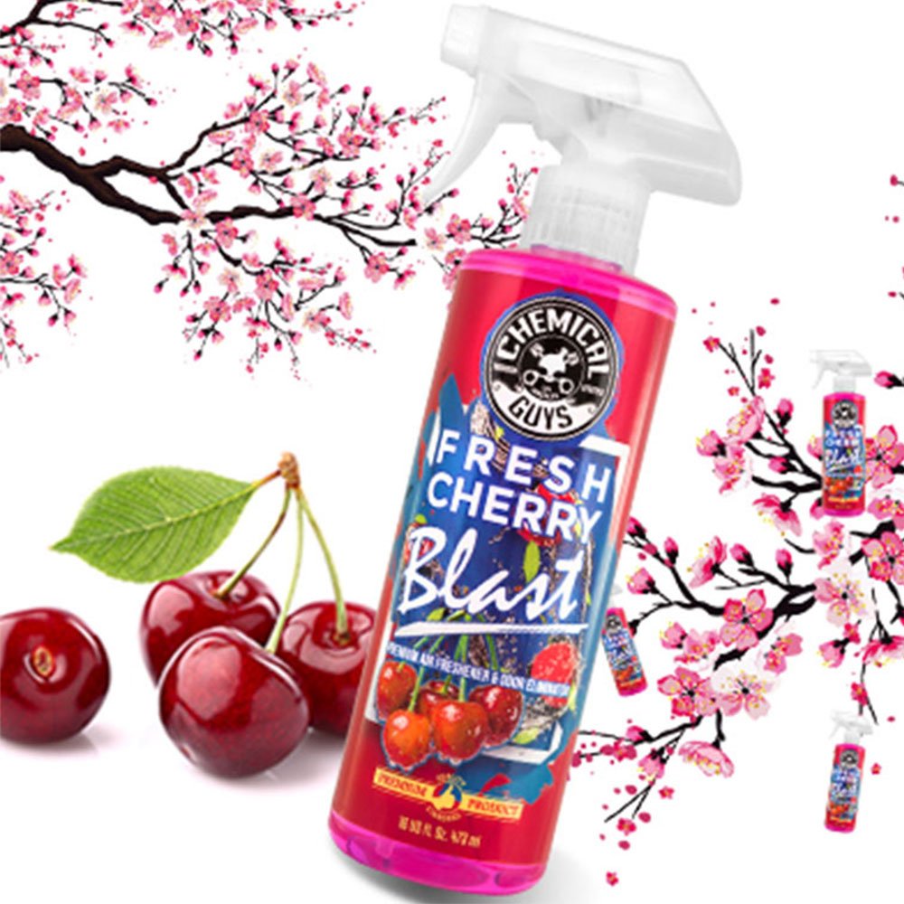 Chemical Guys Fresh Cherry Blast AIR22816 Air Freshener & Odor Eliminator, 16 fl. oz
