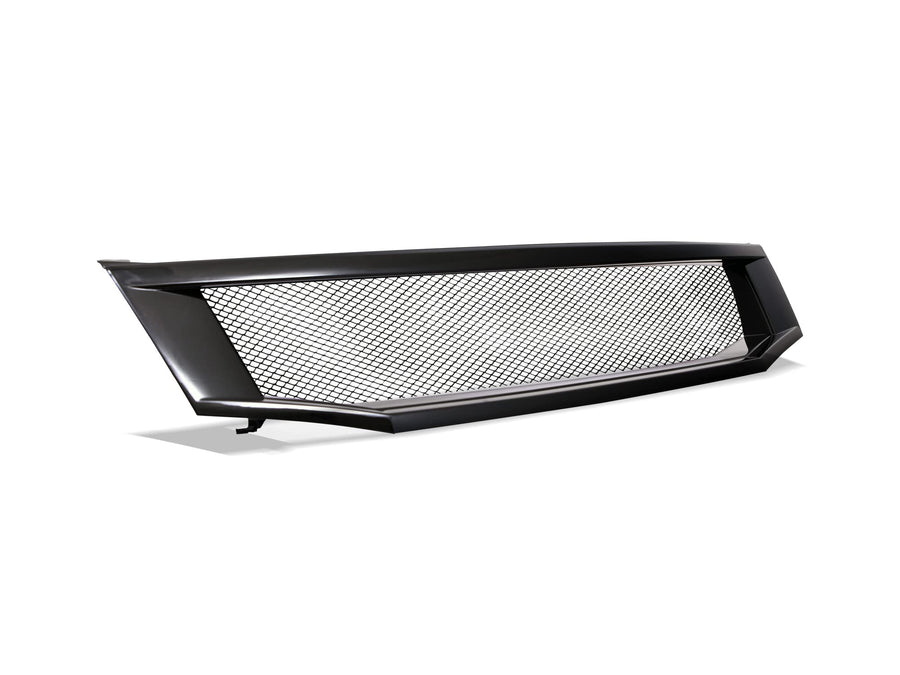 7148963 Armordillo USA Mesh Front Hood Grille - Gloss Black Fits 2008-2010 Honda Accord 4 Door Sedan