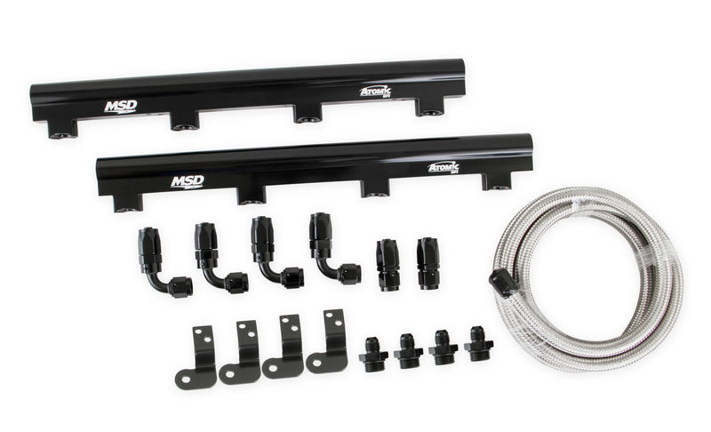 EFI Billet Fuel Rails MSD Atomic 2723