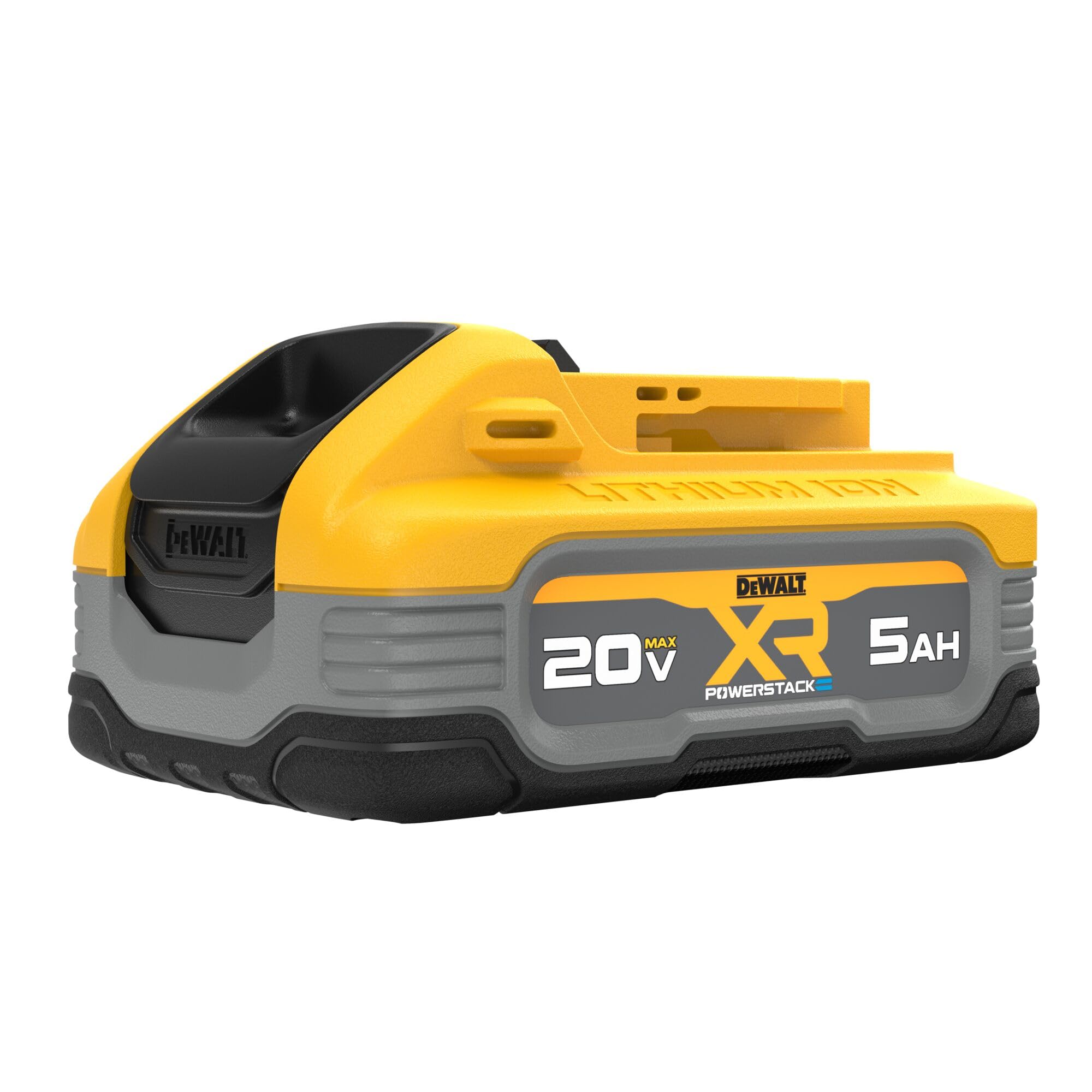 DEWALT POWERSTACK 20V MAX Battery, More Power More Compact, Rechargeable 5Ah Lithium Ion Battery (DCBP520)